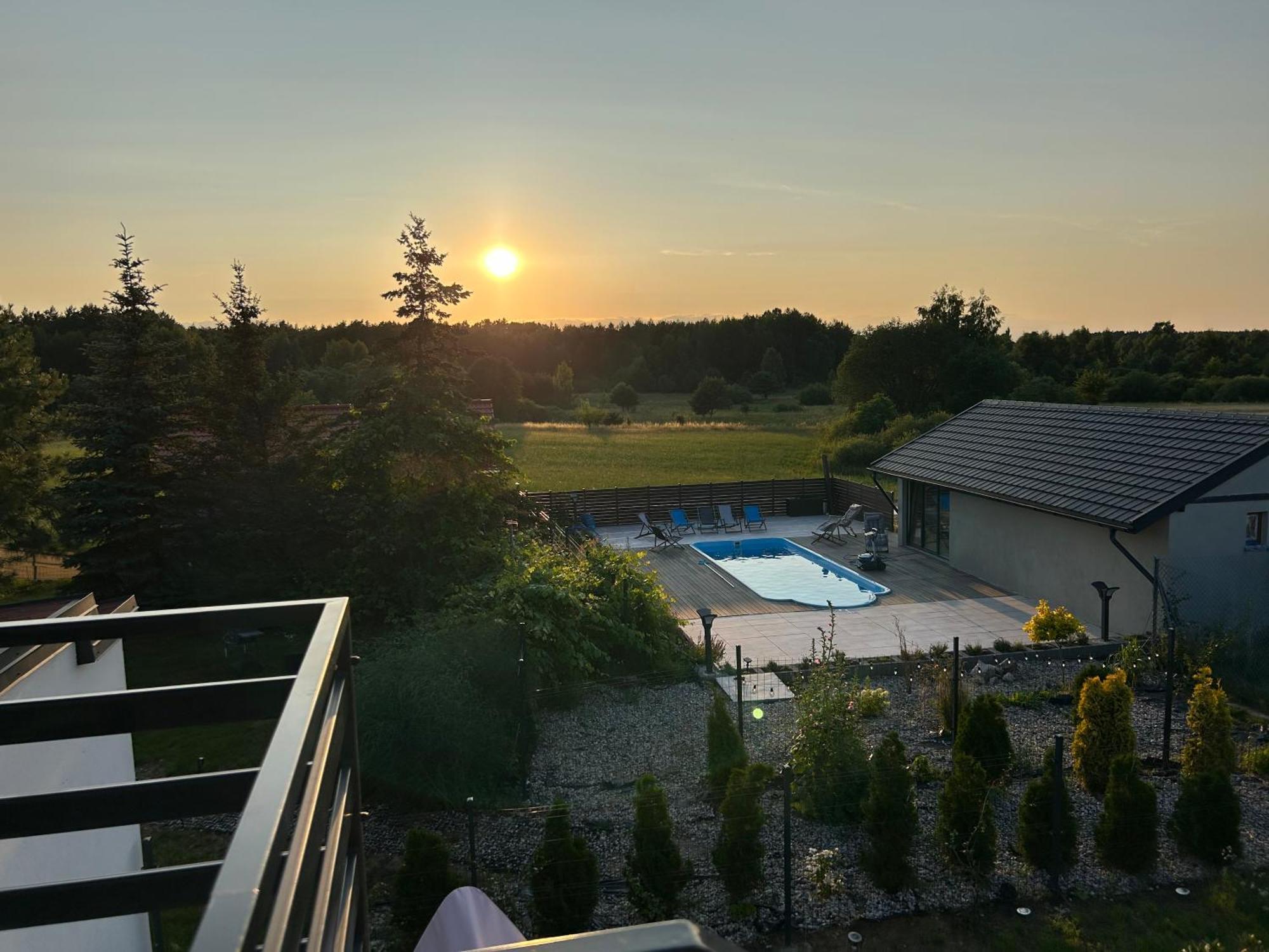 Koniec Swiata Dom 84M2 Z Balia Villa Mikolajki  Exterior photo